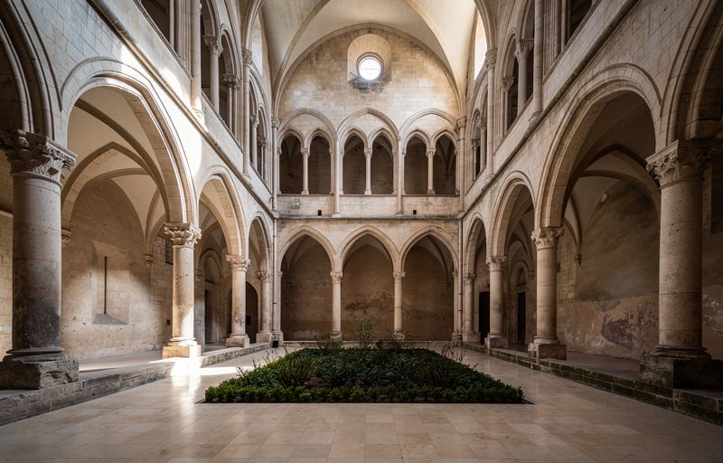 Partie canoniale : le cœur monastique encore vivant