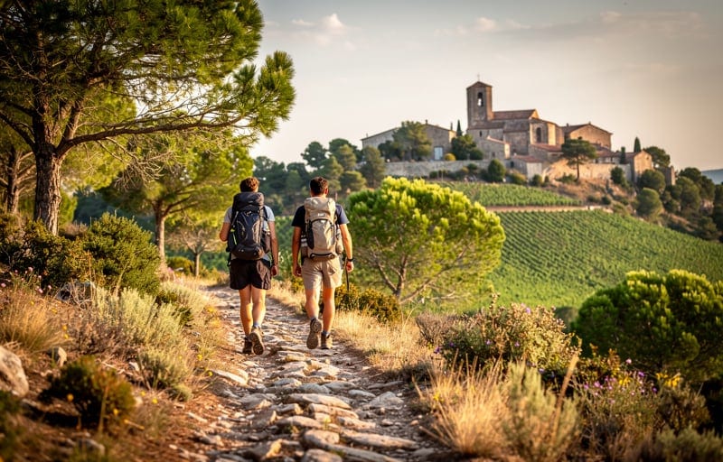Randonnées modérées entre villages cathares et châteaux perchés