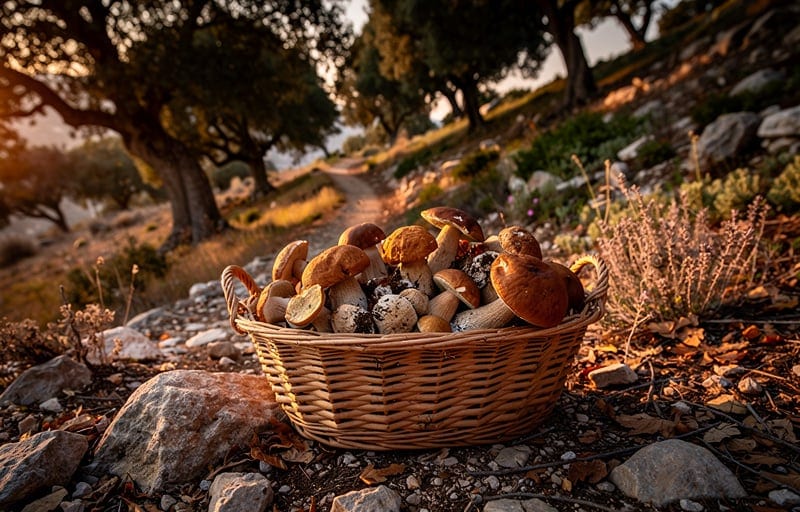 Le piboul, champignon emblématique du chêne vert